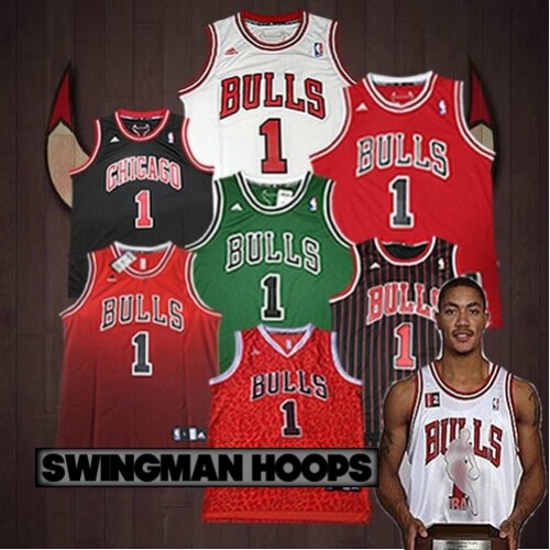 صور العاب فيديو Derrick Rose Chicago Bulls REV30 Swingman Jerseys صور العاب فيديو